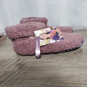 Feelgoodz Women's Meridian Clouds‎ Faux Sherpa Indoor Slipper Size Medium 8-9